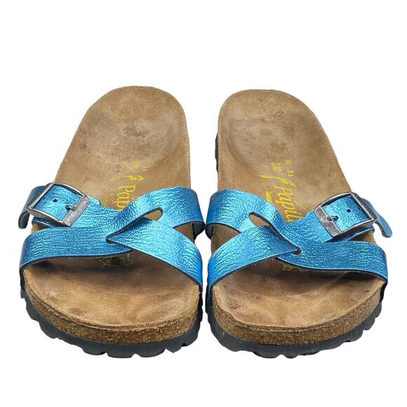 Papillio by Birkenstock Women’s Blue Slip On Sandal Size 36 US 5 - Picture 7 of 13